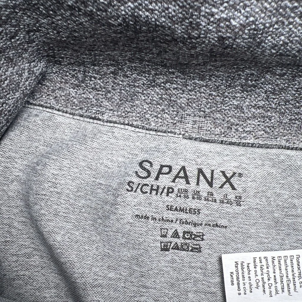 Spanx Seamless Sculpt Legging Spacedye Cloudy Grey Size Small
